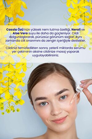 Bade Natural Bitkisel Hyalüronik Asit Yüz Serumu Nemlendirici ve Canlandırıcı 30 ml