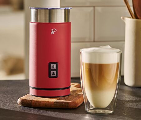 Tchibo Elektrikli Süt Köpürtücü, Kırmızı
