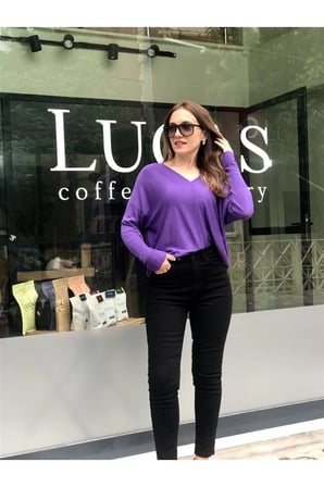 Siyah Renk Likralı Mom Jean