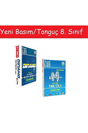 Tonguç 8. Sınıf Dinamo Tüm Dersler Soru Bankası Set & 8. Sınıf Matematik Taktikli Soru Bankası