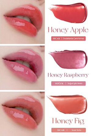 Yoğun Pigmentli ve Işıltılı Dudak Balmı Clio Crystal Glam Balm (05 Honey Raspberry)