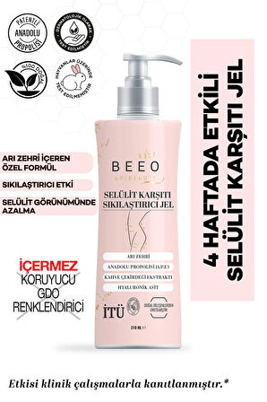 Beeo Selülit Giderici - Sıkılaştırıcı Jel 220ml