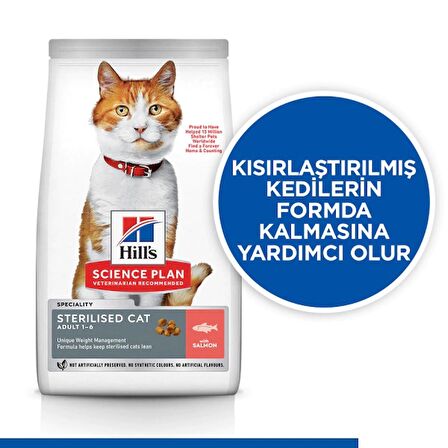 Hill's SCIENCE PLAN Somonlu Kısırlaştırılmış Yetişkin Kedi Maması 8+2 Kg