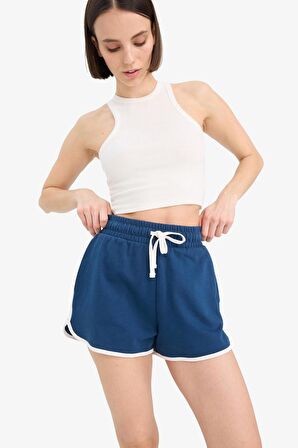 DeFacto Coool Esnek Belli Bağcıklı Cepli Kalın Şort A6224AX25SMIN120