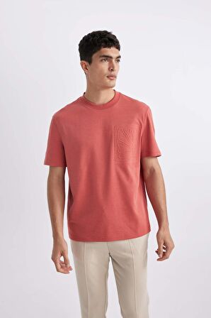 DeFacto Regular Fit Bisiklet Yaka Kısa Kollu Tişört B6496AX24SPOG565
