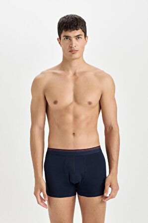 DeFacto Regular Fit Kareli 3'lü Boxer C9561AX24WNNV135