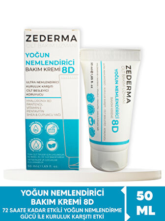Zederma Yoğun Nemlendirici Cilt Bakım Kremi 8d 50ml