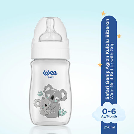 Wee Baby Safari PP Biberon 250 ml - KOALA