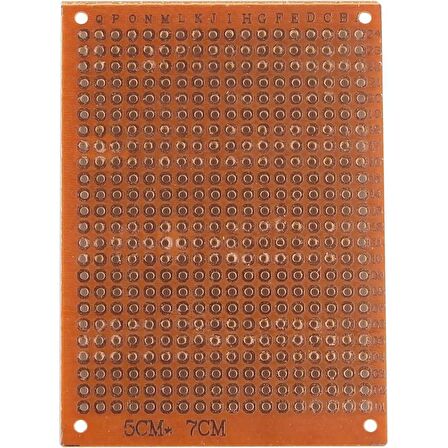 5X7cm Bakır PCB Prototip Kartı (Tek Taraflı)