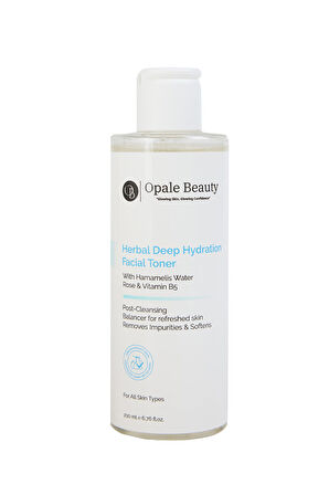 Opale Beauty Herbal Deep Hydration Facial Toner  200ml - Canlandırıcı Ve Gözenek Sıklaştırıcı Tonik