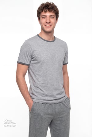 Erkek Urban Track Kısa Kollu Pijama Takımı