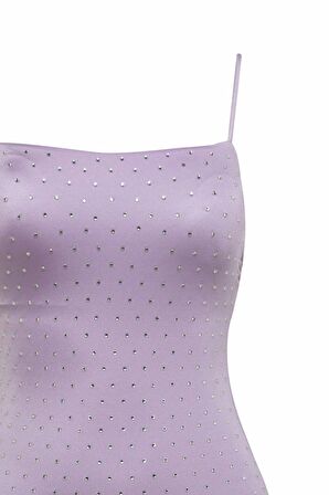 DeFacto Regular Fit İnce Askılı Taşlı Mayo-Fall in Love C4418AX24HSPR33
