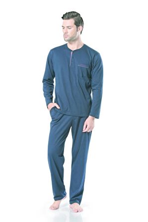 Pierre Cardin Erkek Uzun Kollu Penye  Pijama