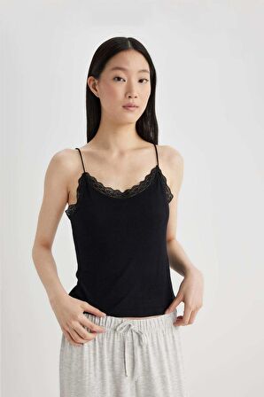 DeFacto Regular Fit Ribana Atlet-Fall in Love A9744AX24SPBK81