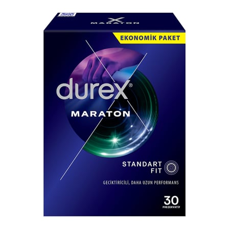Durex Maraton 30'lu Geciktiricili Prezervatif