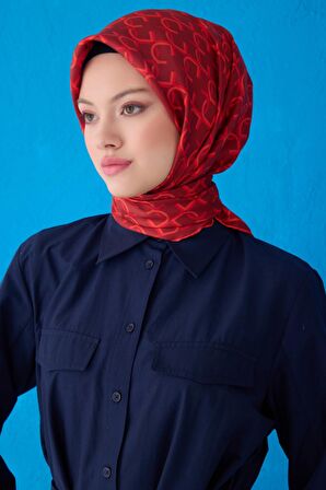 Saf İpek Eşarp 4102D (Twill İpek)