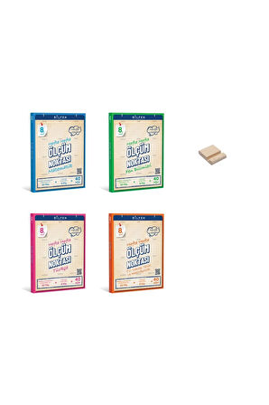 LGS 8. Sınıf Hafta Hafta Matematik Fen Türkçe ve İnkılap 4lü Set Ölçüm Noktası