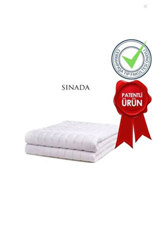 Home Ağırlıklı Battaniye/yorgan Tek Kişilik 155x215 Pamuk Saten 8 Kg Beyaz 4 Mevsim