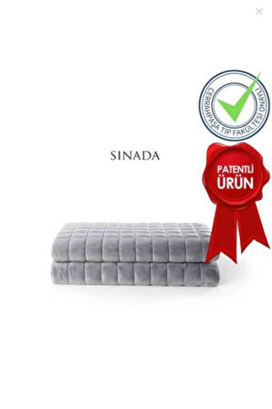 Home Ağırlıklı Battaniye/yorgan Tek Kişilik 155x215 Gri %100 Pamuk 8 Kg 4 Mevsim Kullanılır