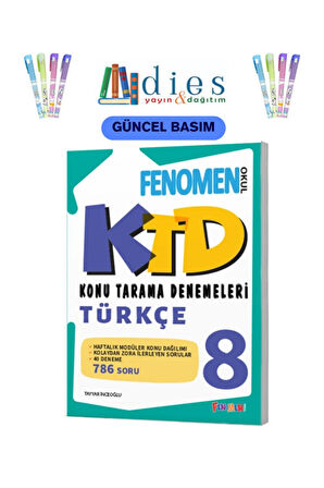 Fenomen 8. Sınıf Türkçe Konu Tarama Denemeleri