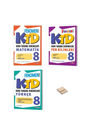 LGS 8. Sınıf Matematik Fen Bilimleri ve Türkçe 3lü Set Konu Tarama Denemeleri