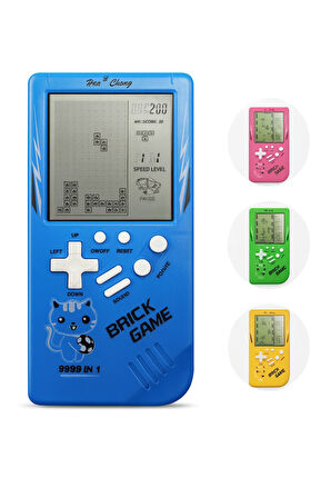 9999 in 1 Brain Game – Renkli Retro El Oyun Konsolu Oyun Makinesi   Şarjlı Ve Pilli