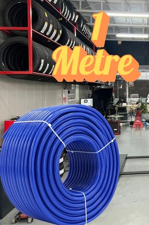 (1 METRE) Kompresör Hava Hortumu 8 mm Termo Hortum Mavi Thermo Hortum Basınca Dayanıklı Hortum