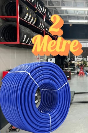 (2 METRE) Kompresör Hava Hortumu 8 mm Termo Hortum Mavi Thermo Hortum Basınca Dayanıklı Hortum