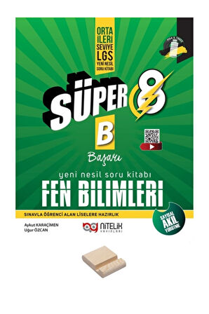 LGS 8. Sınıf Yeni Nesil B Serisi Süper Fen Bilimleri Soru Bankası