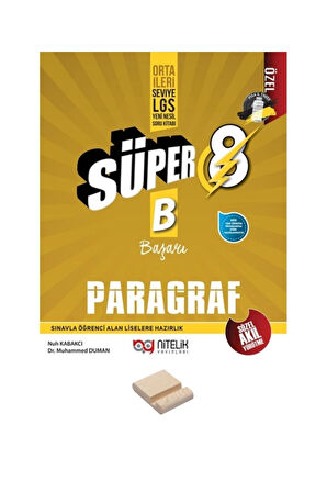 LGS 8. Sınıf Yeni Nesil B Serisi Süper Paragraf Soru Bankası