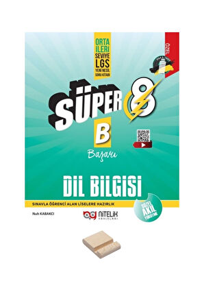 LGS 8. Sınıf Yeni Nesil B Serisi Süper DilBilgisi Soru Bankası