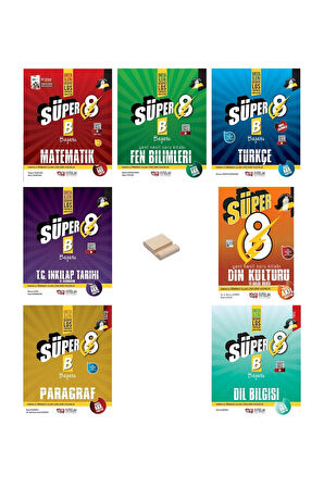 LGS 8. Sınıf Yeni Nesil B Tüm Dersler 7li Set Soru Bankası