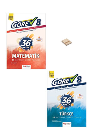 LGS 8. Sınıf Matematik ve Türkçe 36 Haftalık Görev Föyleri