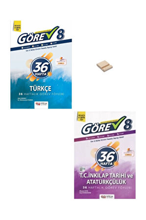 LGS 8. Sınıf Türkçe ve İnkılap Tarihi 36 Haftalık Görev Föyleri