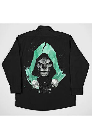 Tasarım Doctor Doomsday Marvel Karakter Baskılı Unisex Gömlek