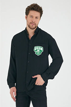 Tasarım Doctor Doomsday Marvel Karakter Baskılı Unisex Gömlek