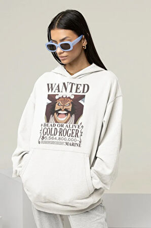 Gold Roger Unisex Oversize Anime Hoodie
