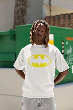 The Batman Kahraman Karakter Baskılı Unisex Oversize Tişört