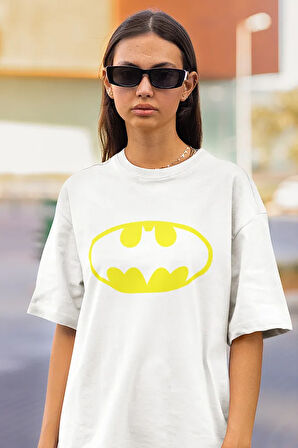 The Batman Kahraman Karakter Baskılı Unisex Oversize Tişört