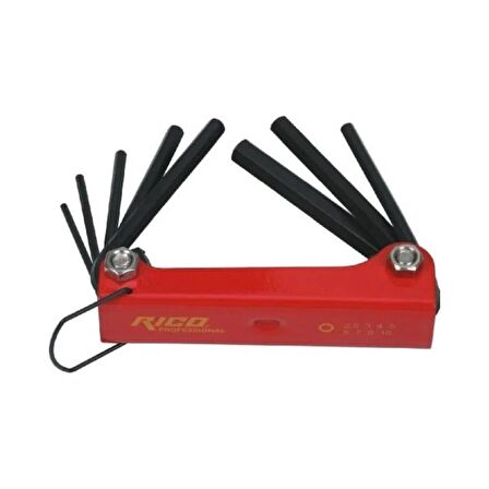 8 Parça  Çakı Tip Torx Allen Anahtar Takımı