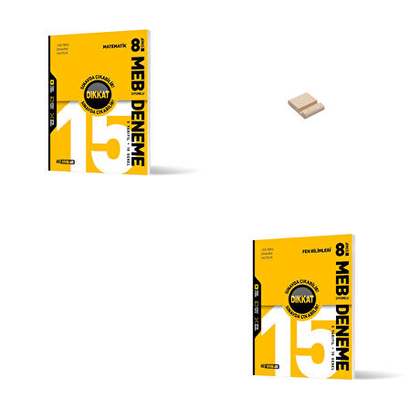 Hız LGS 8. Sınıf Matematik ve Fen Bilimleri MEB Uyumlu Deneme Sınavı + Telefon Standı