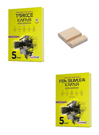 Kafa Dengi 5. Sınıf Türkçe ve Fen Bilimleri Kafası Soru Bankası + Telefon Standı 
