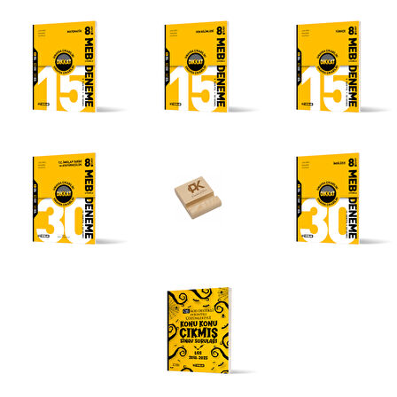 Hız LGS 8. Sınıf MEB Uyumlu Branş Denemeleri ve 2018-2025 Çözümlü Çıkmış Sorular 6lı Set