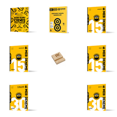 Hız LGS 8. Sınıf 2018-2025 Çözümlü Çıkmış Sorular Periyodik Deneme ve MEB Uyumlu Branş Denemeleri