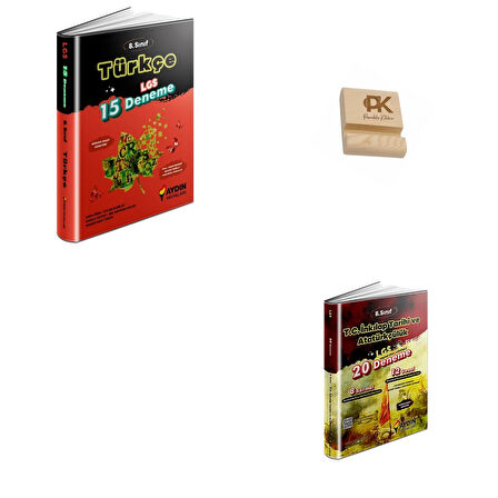 Aydın LGS 8. Sınıf Türkçe ve İnkılap Denemeleri + Telefon Standı