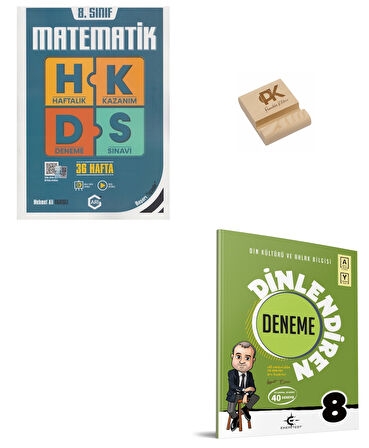 Arı LGS 8. Sınıf Matematik ve Din Kültürü Haftalık Kazanım Denemeleri + Telefon Standı