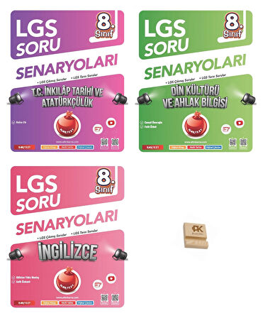 Nartest LGS 8. Sınıf İnkılap Din ve İngilizce 3lü Çıkmış Sorular + Telefon Standı