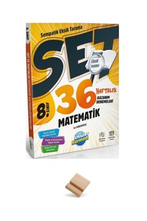 Ünlüler Karması LGS 2027 Matematik Haftalık Kazanım Denemeleri ve Telefon Standı