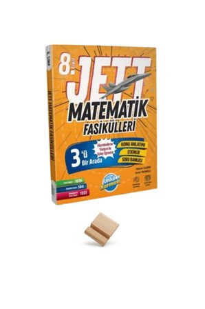 Ünlüler Karması LGS 2027 JETT Matematik Fasikülleri ve Telefon Standı