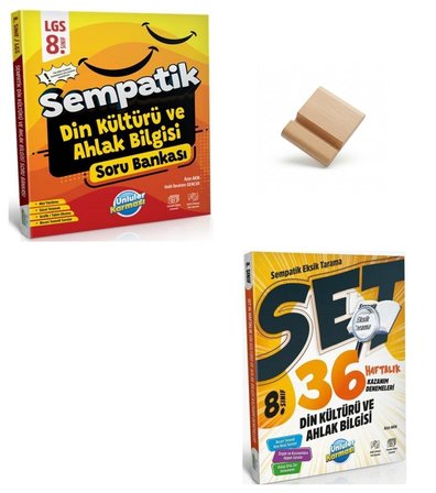 Ünlüler Karması LGS 2027 Din Kültürü Soru Bankası ve Haftalık Denemeler 2li Set + Telefon Standı